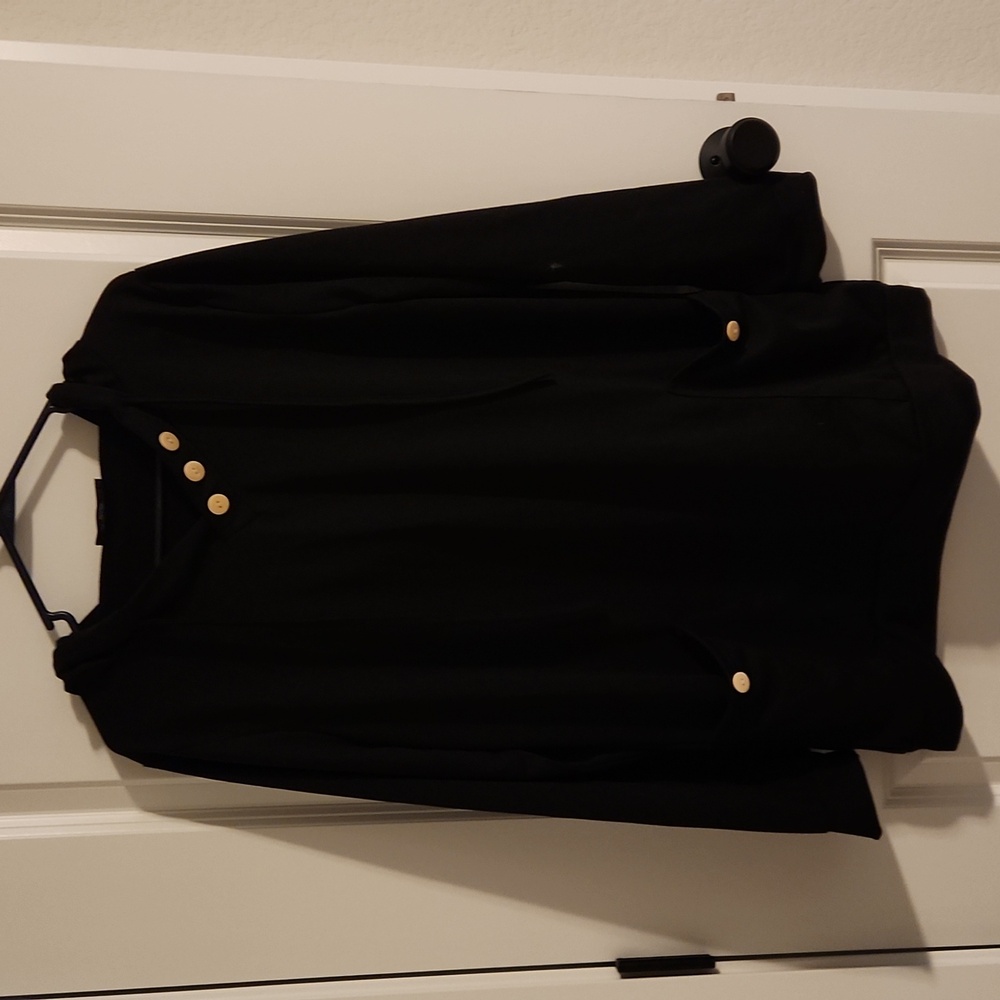 Never Worn- hoodie with button detail